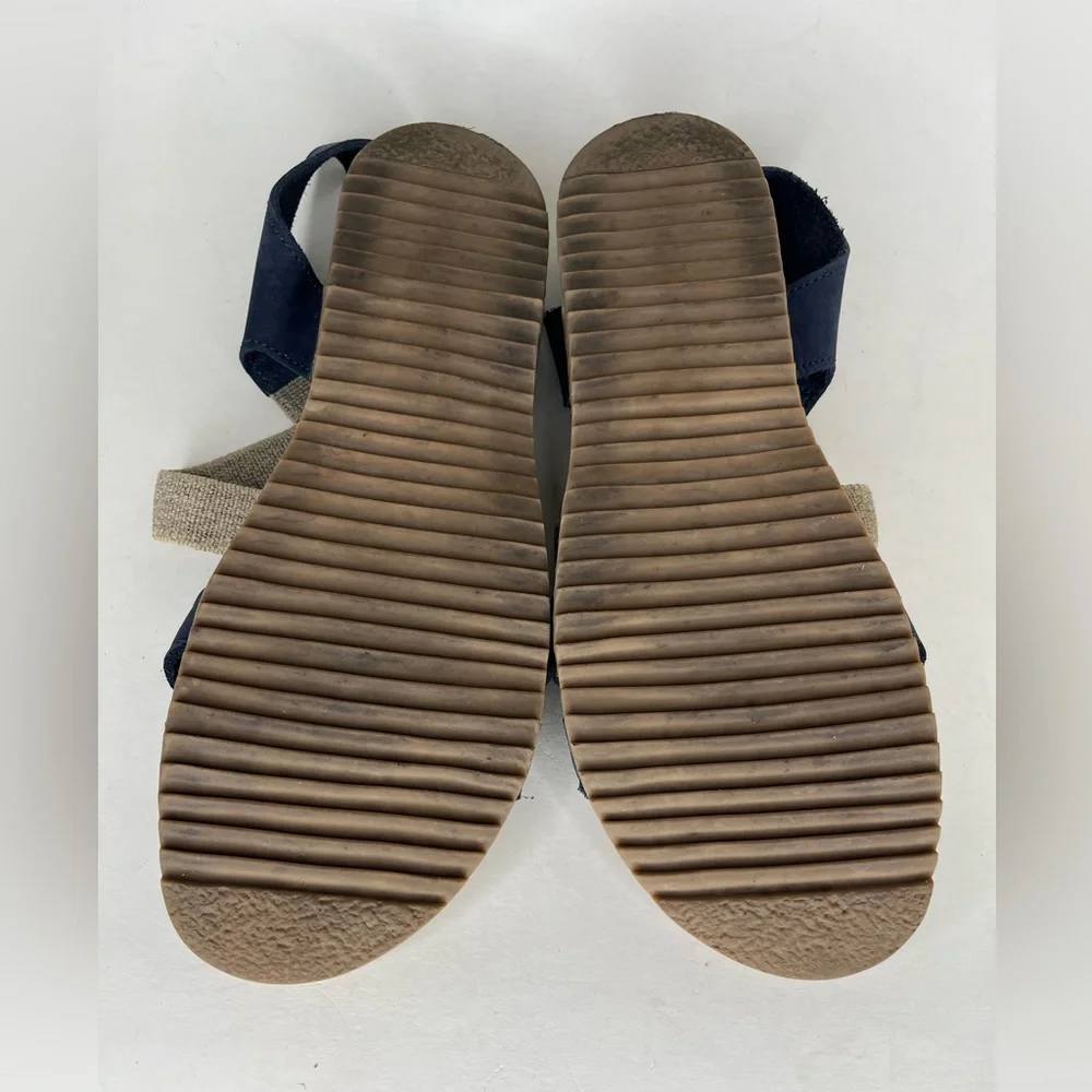 bionatura sandals Women Size 39 US 8 Blue/tan Leather/textile Upper - Picture 14 of 15